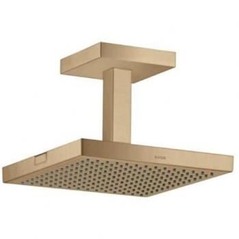 Hansgrohe Axor Starck 10929140 – douche de tête au plafond 240 × 240 mm, 1 jet, bronze brossé