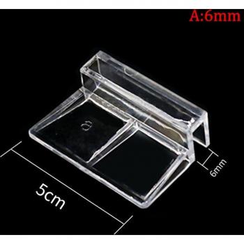 Aquarium Halterung für Glasabdeckung, Acryl Clip, 6/8/10/12mm