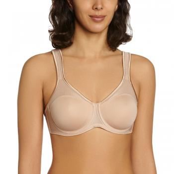 Triumph Shape Sensation W01 Minimiser Bra, Beige, 36C