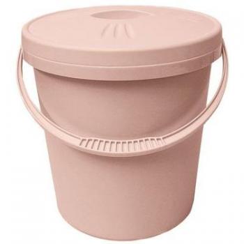 Junior Joy Diaper Pail with Lid (Pink) 1 Count (Pack of 1)