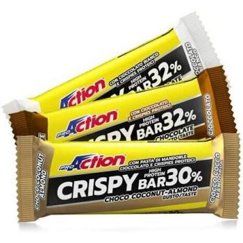 Proaction Crispy Bar 30% Cioccolato Bianco Nocciola 50g