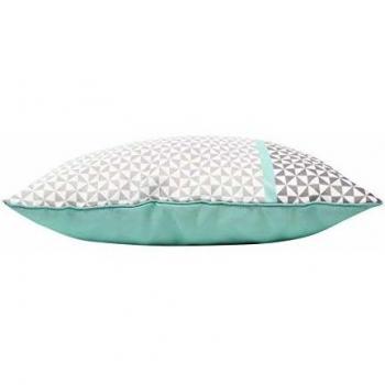 Menthe Coussin Passepoil MatiK 30x50 cm Polyester