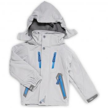 Peak Mountain Ecilo Kinderjacke Softshell Grau 4 Jahre
