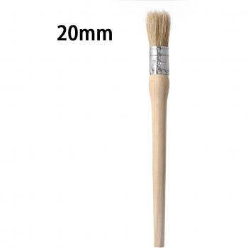 1 Piece Wooden Brush with Natural Bristles for Waxing