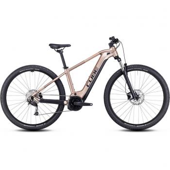 Cube Reaction Hybrid Performance 625 Electric MTB 2024 Metallic Brown/Orange