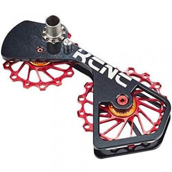 KCNC Jockey Wheel System SUS für Shimano 10S/11S 14+16 Zähne rot 2018