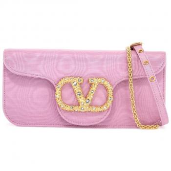 Valentino Garavani Chic Pink & Purple Clutch