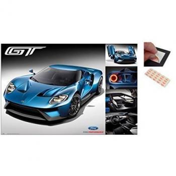 Ford GT 2016 Supercar Poster Bundle with Adhesive Pads