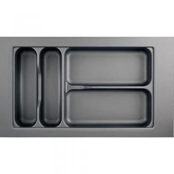 HETTICH OrgaTray 440 Schubkasteneinlage Silber für Schubladen 441-520 mm Tiefe