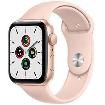 Reloj Inteligente Apple Watch SE 44mm Aluminio Dorado con Correa Rosa