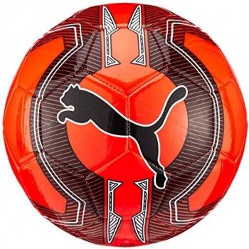 PUMA EvoPower 6.3 Trainingseinheit für Fußball – Rot-Glanz in Schwarz/Weiß, Größe 5
