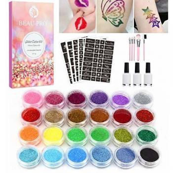Kinder‑Glitzer‑Flash‑Tattoo‑Set