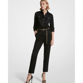 Michael Kors Women's Black Trousers, Cropped Style, Size XS
