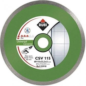Cutting disc Rubi  pro 25910 * Disco de corte Rubi  pro 25910
