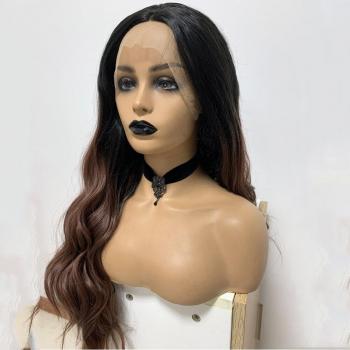 DLME Daily Wear Ombre Brown Lace Front Wig