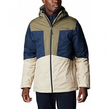 Columbia Wallowa Park Interchange Giacca Interchange con Imbottitura Rimovibile Uomo Marrone Coll Navy