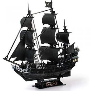 Rompecabezas 3D Barco Reina Ana's Revenge Cubicfun T4018h 308 Piezas