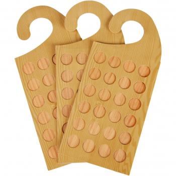 Bois Clair Cèdre – Plaquettes Penderie Triples – CALICOSY