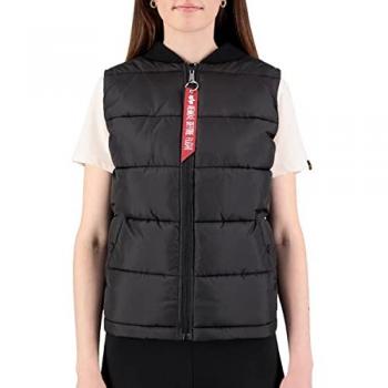 Alpha Industries Weste Puffer Vest Wmn Damen Gr. M schwarz
