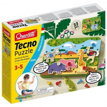 QUERCETTI 0556 Tecno Puzzle Giungla e Savana