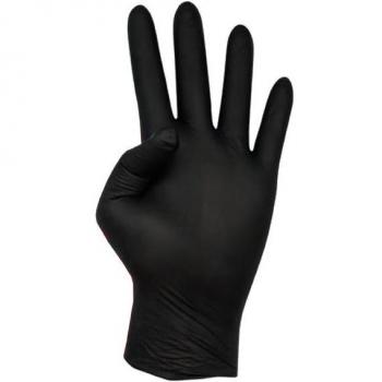 Guantes de Nitrilo Negro Extreme T-S (100 Piezas)