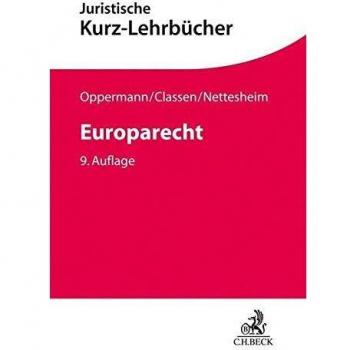 Classen, Claus Dieter Europarecht (Kurzlehrbücher Für Das Juristische Studium)