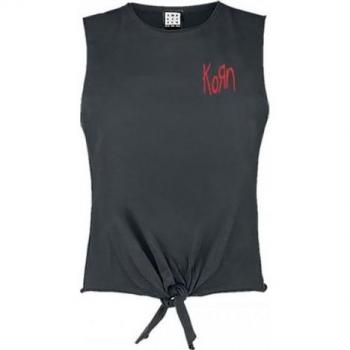 Charcoal Sleeveless T-Shirt for Women