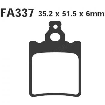 Pastiglie EBC R FA337R per freni