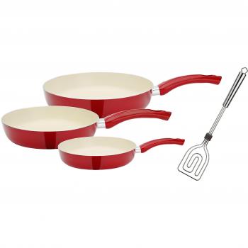 GSW Ceramica Pfannen-Set 4-teilig mit Scala Alleswender