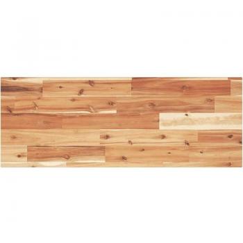 Braune Tischplatte 80x30 cm aus Massivholz