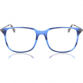 Gafas Anti-Azules Rectangulares para Hombre con Montura de Plástico Azul