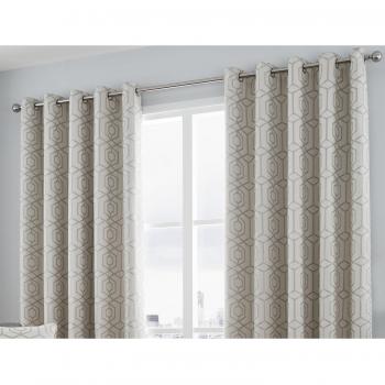 Printy Silver Curtains – 90x72 (Camberwell)