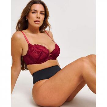 Cranberry-Raspberry SuperBoost Lace Plunge Bra – Gossard