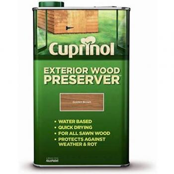 Cuprinol Trade External Wood Preserver, 5 Litre, Golden Brown