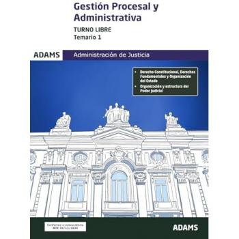 Temario 1 Gestión Procesal y Administrativa, turno libre