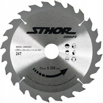Sthor 24-Zahn Kreissägeblatt Ø200 mm