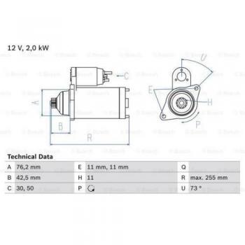 Bosch Starter 0 986 024 360