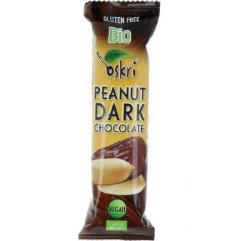 Oskri Barres Bio Chocolat Cacahuète Sans Gluten 53g