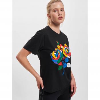 Dámské tričko s potiskem adidas Originals v černé barvě