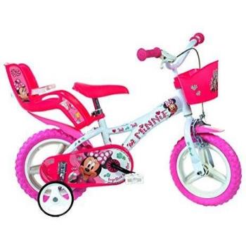 Dino Bikes 612L-NN Bicicletta da Bambina Minnie 12 pollici Rosa