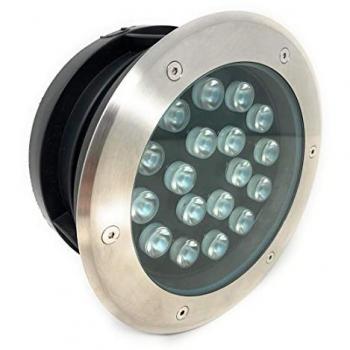 Faretto incassato segnapasso 12 LED 12 Watt bianco 6500K carrabile IP67