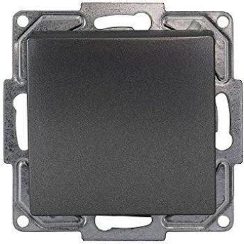 Visage On/Off Incasso Gunsan Argento Scuro con Pulsante