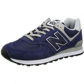 New Balance Herren 574 Core Sneaker, Navy, 39.5 EU