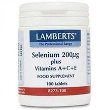 Selenio + vitaminas a, c y e 100comp