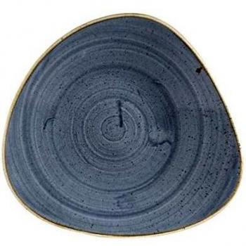 Churchill Blueberry Triangular Shallow Dish