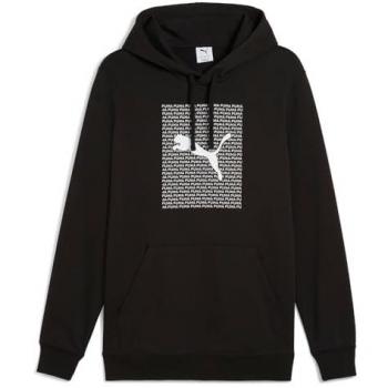 Puma Black Regular Fit Lab Hoodie – Select Ess Logo – XL (Men)