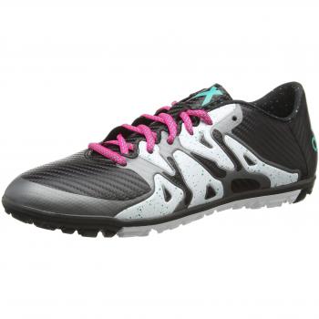 Adidas X 15.3 Turf Football Boots, Men's, Multicolor (Core Black/Shock Mint/Ftwr White), 8 UK (42 EU)