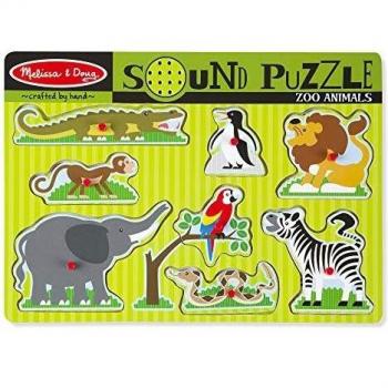 Puzzle Sonoro Zoo Animali Melissa & Doug 8 Pezzi