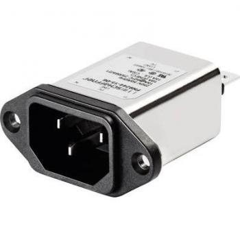 Schaffner FN9244-1-06 Filtre d’alimentation AC 250 V 1 A, prise femelle (48 × 22,5 mm)