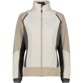 CMP Campagnolo Damen Outdoorjacke Hybrid, Beige, Größe L